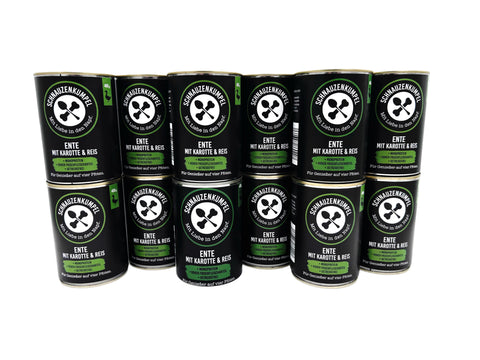 Ente mit Karotte und Reis