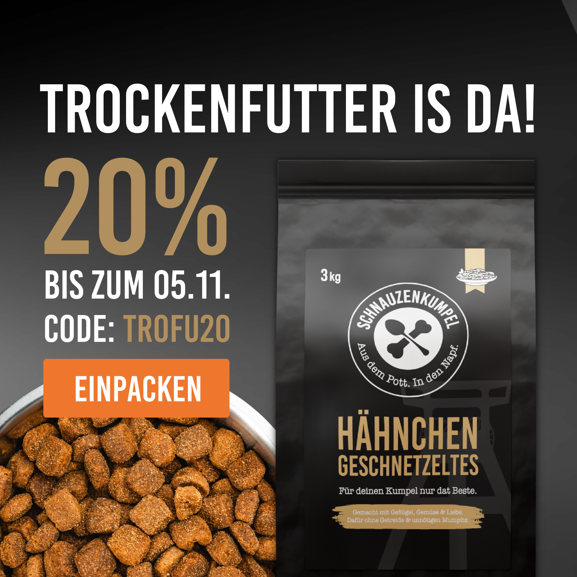 Trockenfutter  Schnauzenkumpel