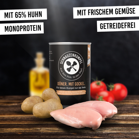 Döner. Mit Gockel.