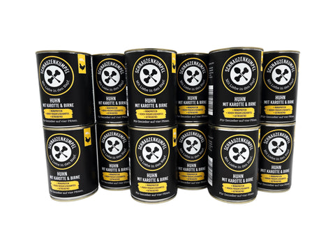 Huhn mit Karotte und Birne