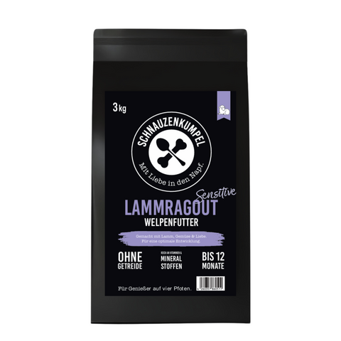 Lammragout Welpe