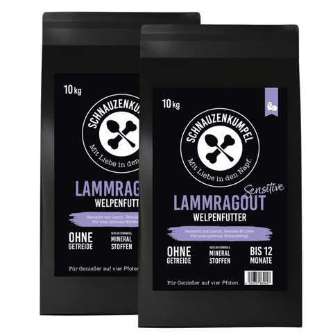 Lammragout Welpe
